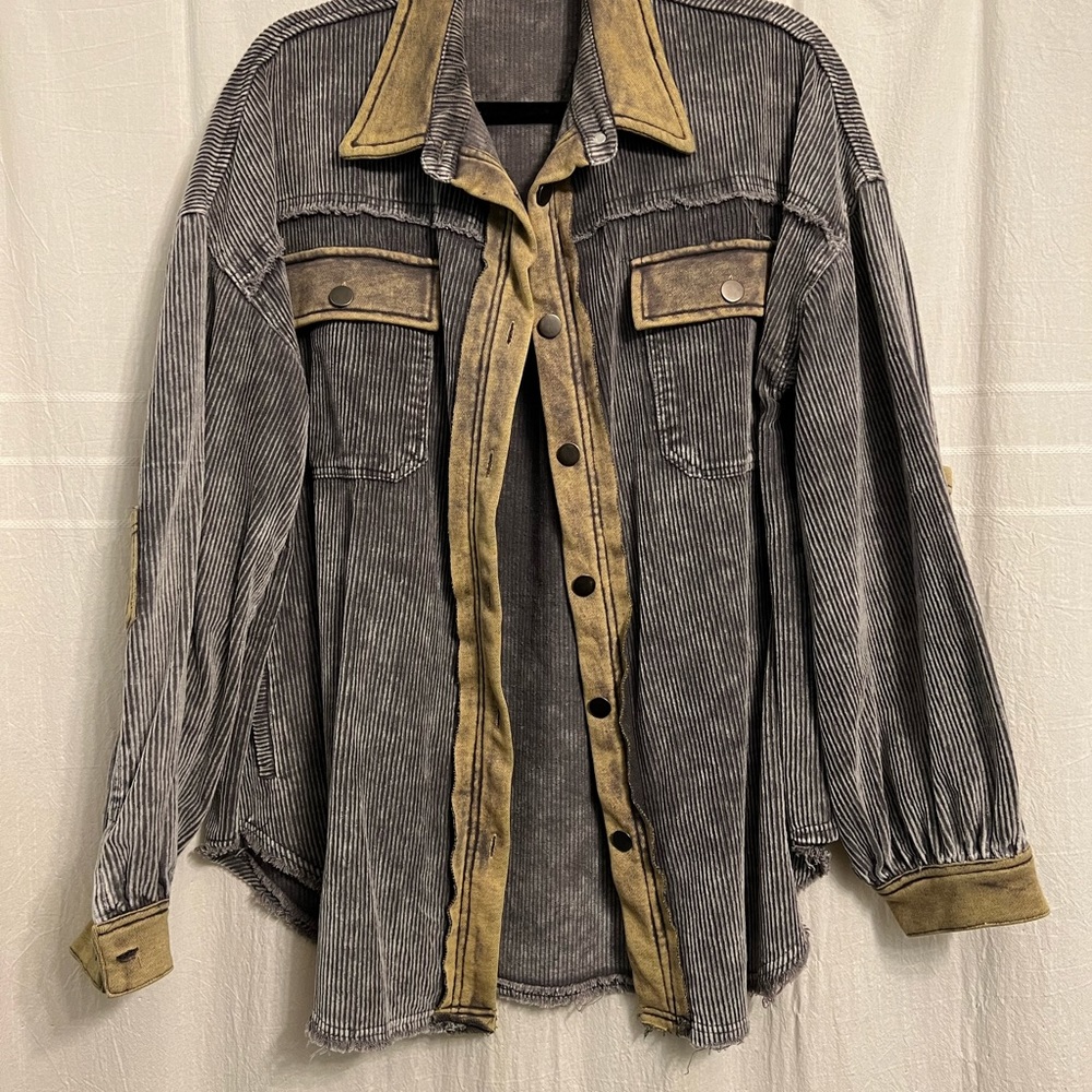 POL corduroy shacket - Picture 3 of 7